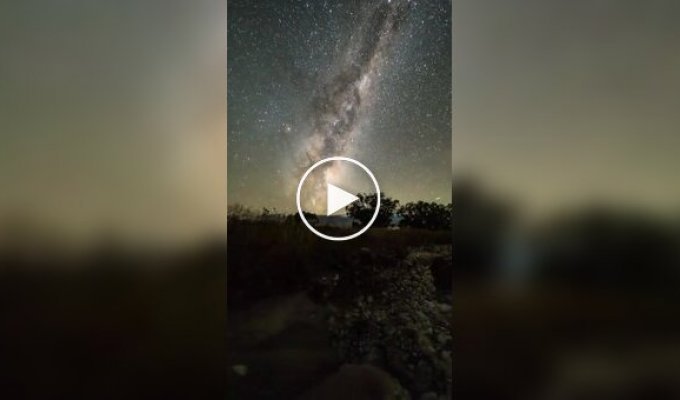 Магия ночи: Невероятный таймлапс звездного неба