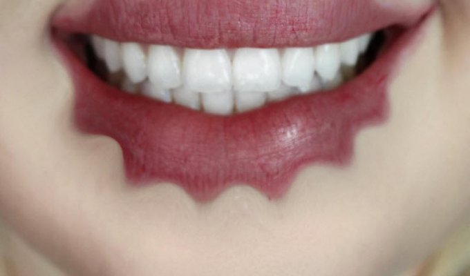 Новый модный тренд: волнистые губы (18 фото)