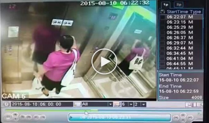 Женщине невероятно повезло во время поломки лифта
