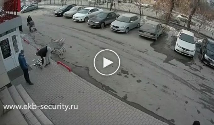 Неудачная кража в супермаркете Екатеринбурга