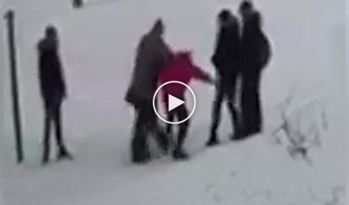 Житель Новосибирска избил подростков из-за снеговика