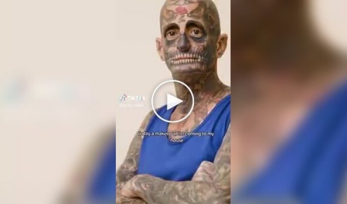 A man got tattoos all over his body - what came of it