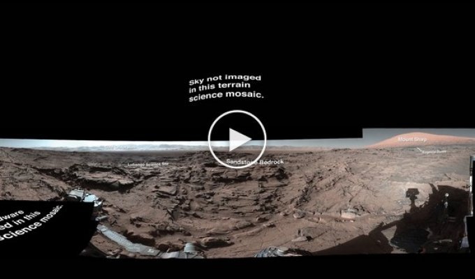 NASA показало панораму марсианской поверхности в 360 градусах. Ощущение как один на другой планете