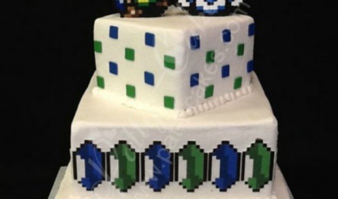 Свадебные торты, вдохновлённые видеоиграми (17 фото)
