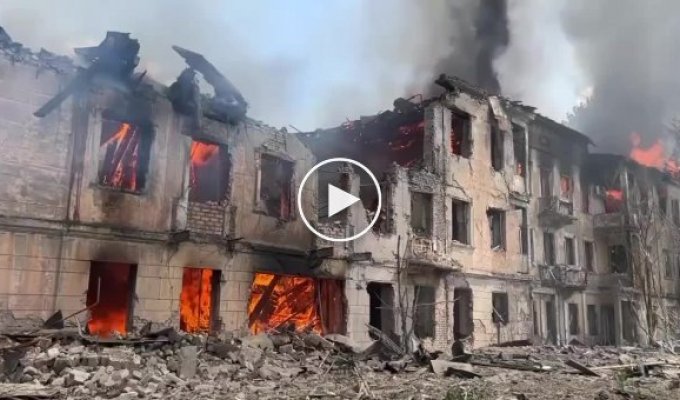 The Russian army attacked the hospital in the Dnieper