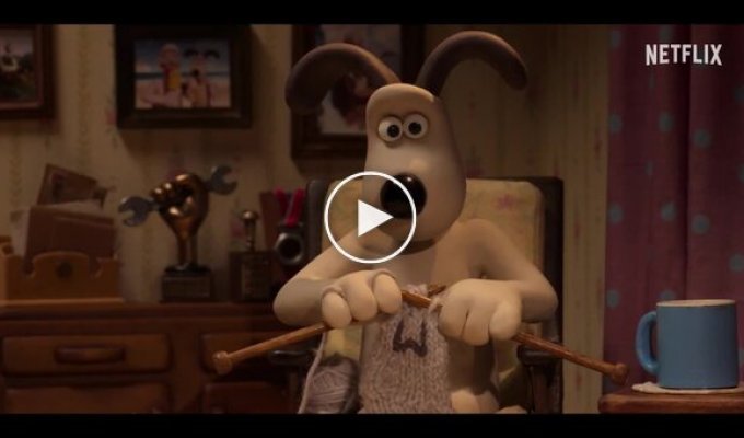 The first trailer for the cartoon "Wallace and Gromit: The Savage Vengeance"