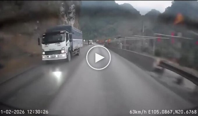 Отказ тормозов во время спуска с перевала