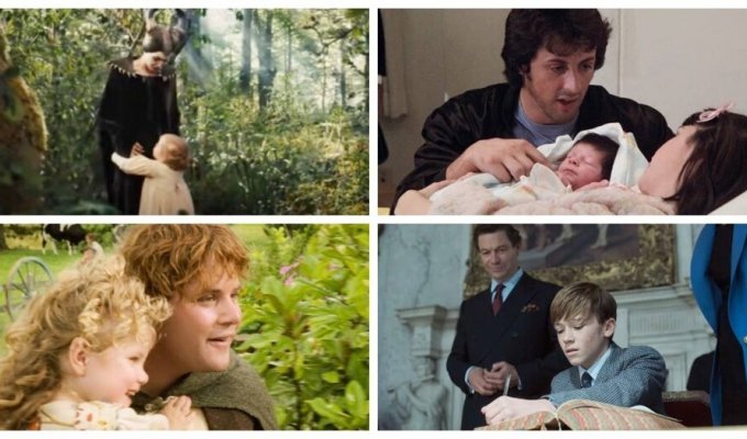 17 actors who involved their children in the film (18 photos)