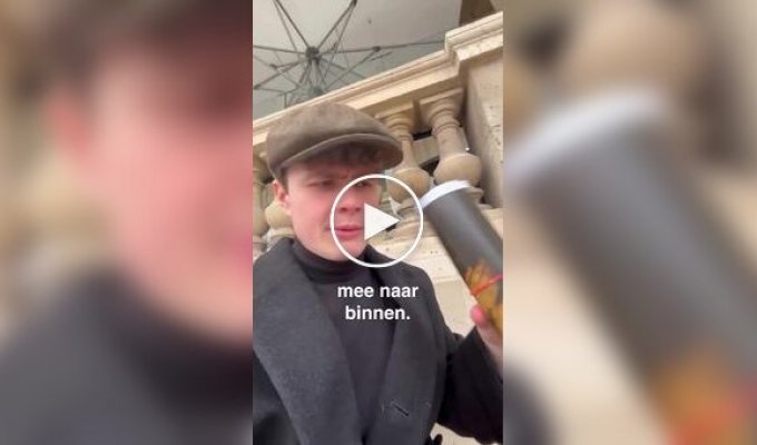 Шутники обманули охранную систему Лувра и повесили свою картину