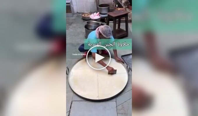Изготовление традиционных индийских сладостей