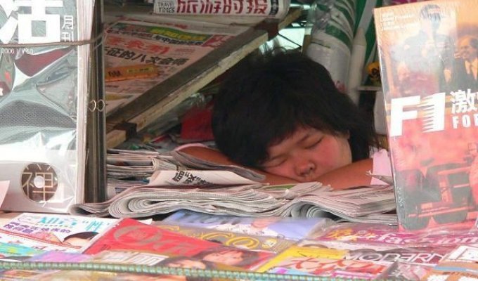  Спящие китайцы (102 фото)