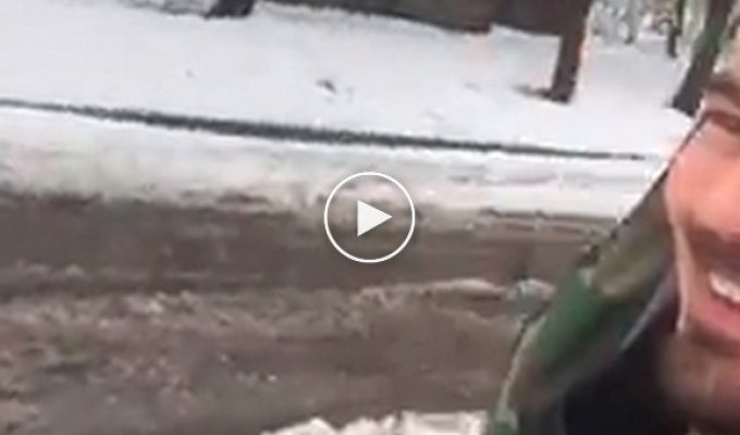Фронтмен ТНМК показал снежный апокалипсис в Харькове