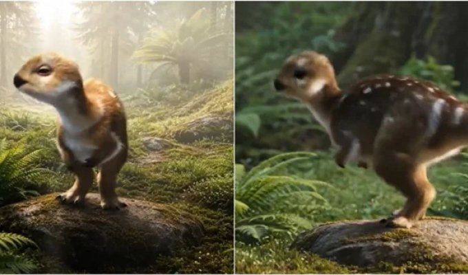 В Южной Корее откопали шерстяного динозавра (5 фото + 1 видео)