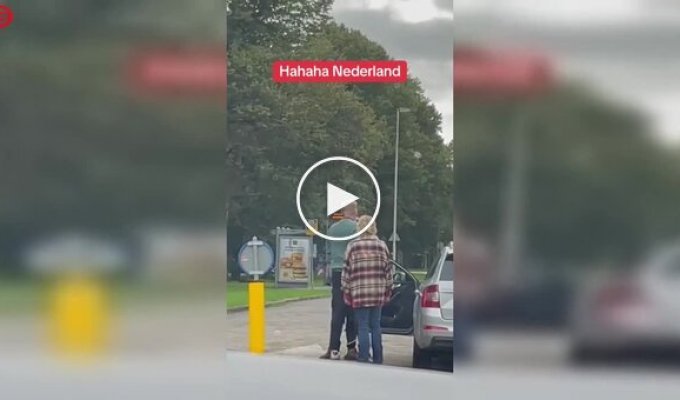 Святе терпіння на дорозі: водій з Голландії залишається спокійним під плювання агресора