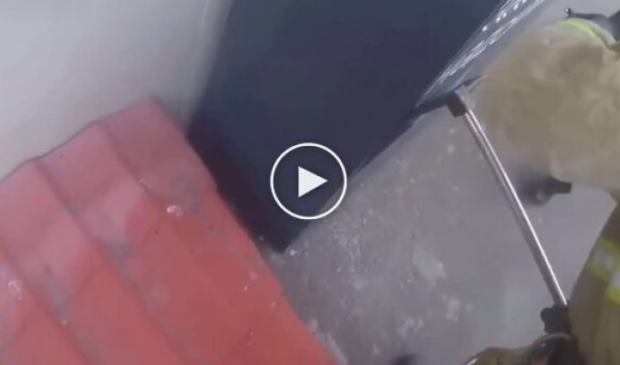 Необычная спасательная операция: девушку доставали из почтомата