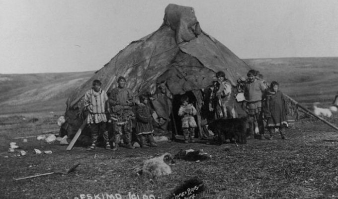 Фотоотчет из 1900-х гг. - эскимосы Аляски (35 фото)
