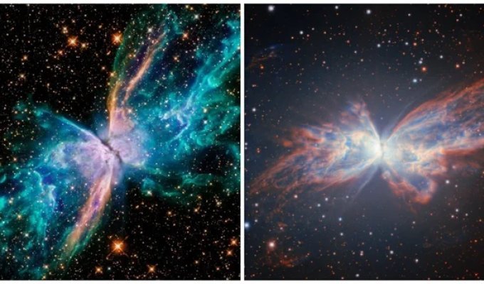 Чилийские астрономы показали, как звезда превращается в шедевр (3 фото + 1 видео)