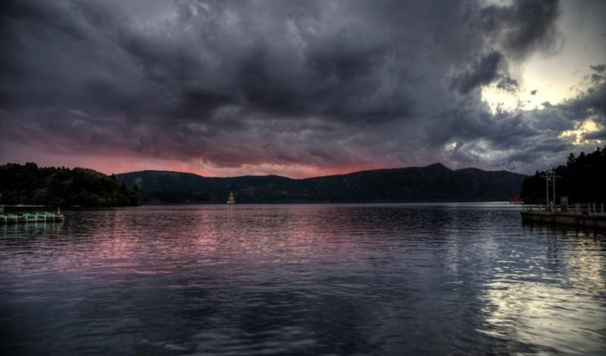 Хаконе и озеро Аши (5 фото)