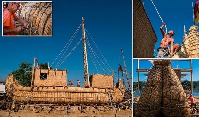 Искатели приключений отправятся на тростниковой лодке по маршруту древних египтян (13 фото)