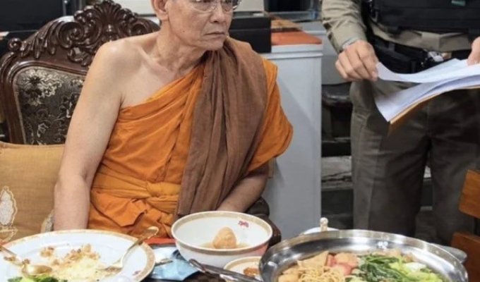 Thai Monk Arrested for Having Sex on Table and Stealing $2.8M in Donations (5 photos)
