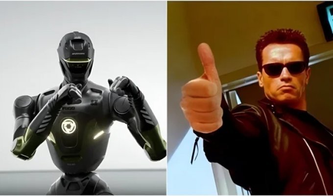 Китайцы уже тренируют "мирного" T800 на ринге (2 фото + 3 видео)