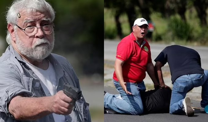 My nerves gave way: an American lawyer shot and killed two environmental activists blocking a road in Panama (4 photos + 2 videos)
