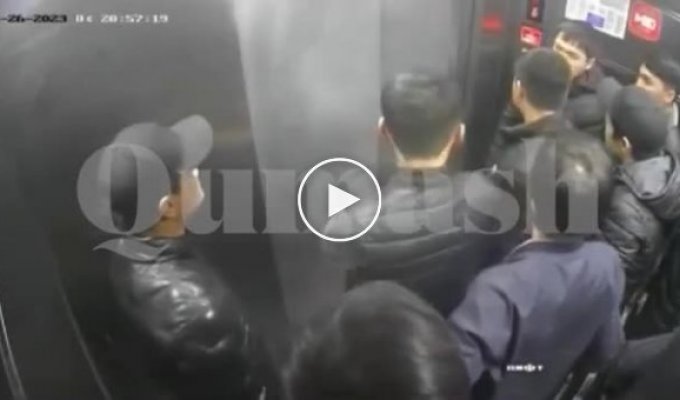 An elevator with passengers fell from the ninth floor, but people were incredibly lucky