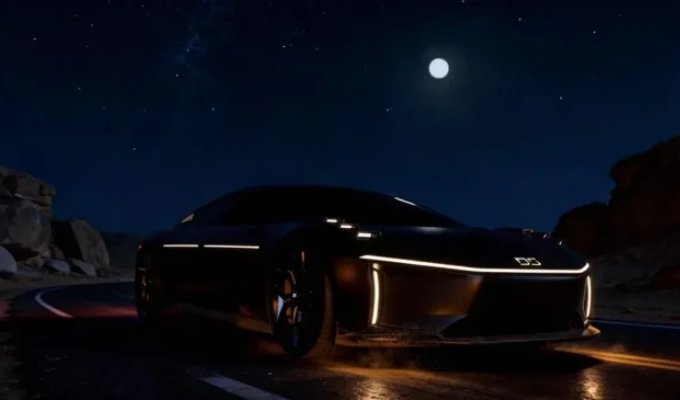 В США разработали суперкар специально для езды по ночам (5 фото)