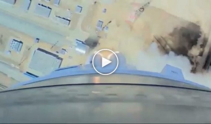 Запись запуска ракеты-носителя «Союз-21а» с внешних камер