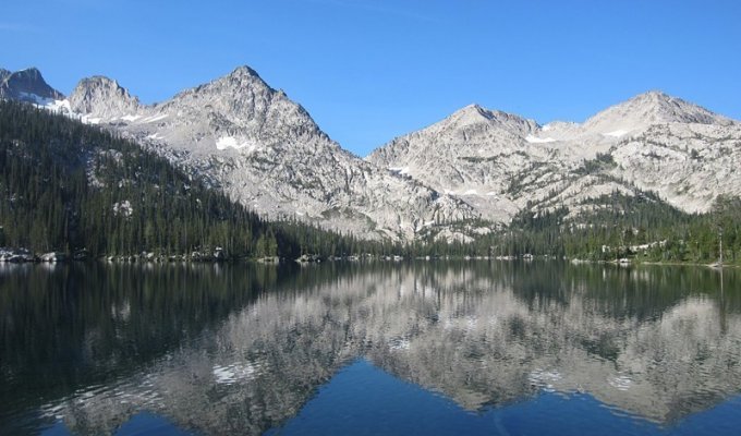 Айдахо. Озёра, горы и снежные тропы (32 фото)