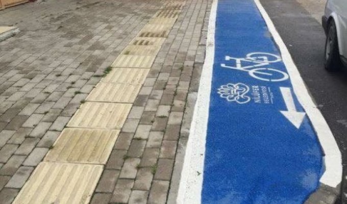 В Турции для велосипедистов сделали отдельные дорожки (3 фото)