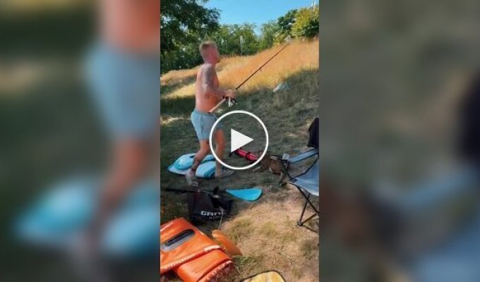 Кот хорошо провел время с хозяевами