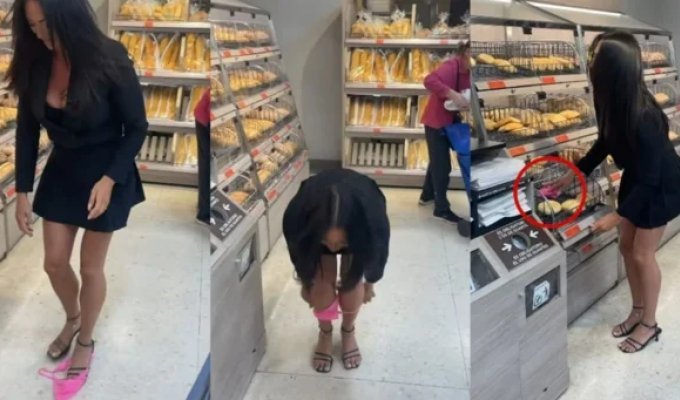 A lover of throwing her panties in public places will appear in court (6 photos + 1 video)