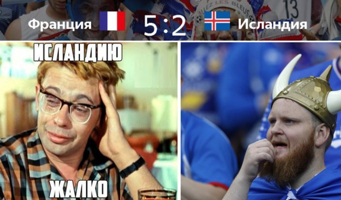 Вот и сказочке конец: как Франция обыграла Исландию (18 фото)