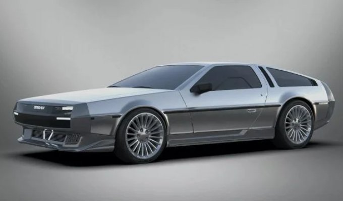 The electric car DeLorean DMC-EV from "Back to the Future" will be released in 2025 (4 photos)