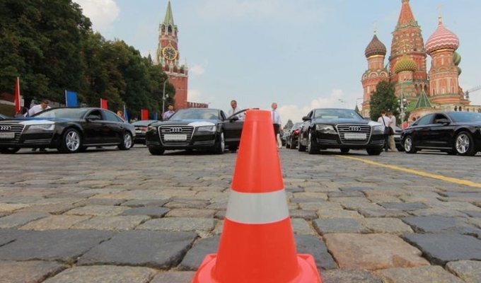 Российские олимпийцы 2012 получили по новому Audi (16 фото)