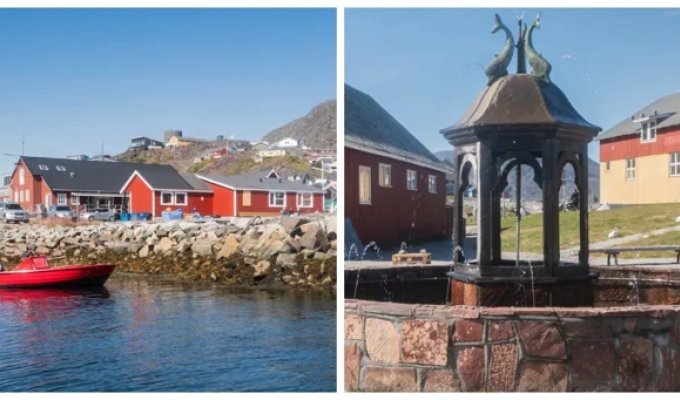 Mindebranden is one of two and the oldest fountain in Greenland (9 photos)