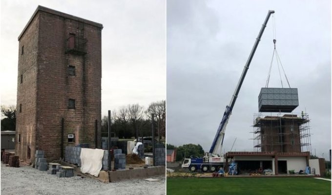 В Великобритании из старой водонапорной башни сделали современный особняк (13 фото)