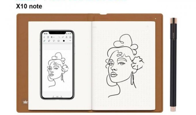 A wonderful notepad that transfers all notes to your phone (2 photos + video)