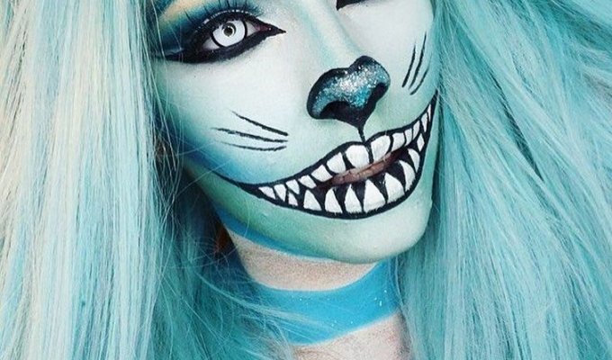 Сногсшибательный макияж от творческих девушек, фантазии которых можно позавидовать (32 фото)