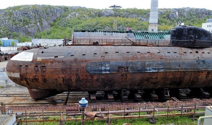 Первая атомная подводная лодка Советского Союза (9 фото)