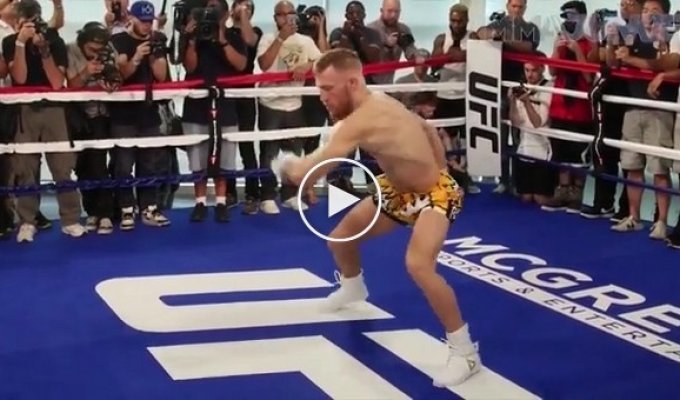 Conor McGregor's warm-up led to the McGregor Challenge flash mob