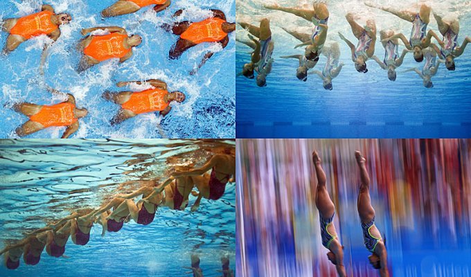 Синхронность: 14-ый Чемпионат мира по плаванию (32 фото)