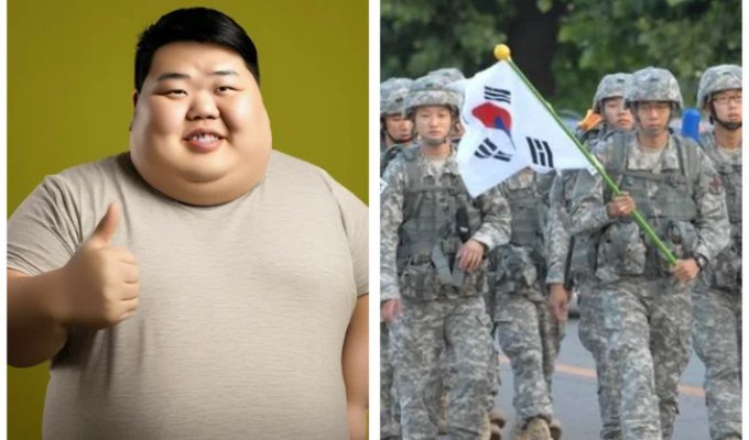 South Korean Conscript Convicted of Gaining Weight to Avoid Military Service (3 photos)