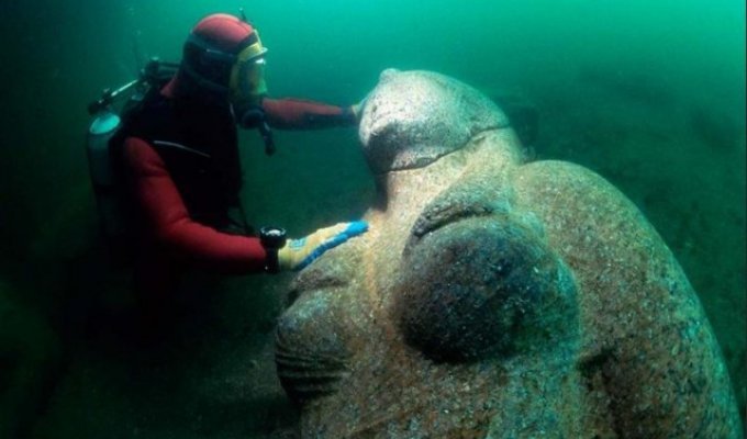 Гераклеон - город, 1200 лет назад ушедший под воду (20 фото)