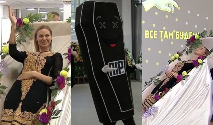 Катали девушек в гробах: в Киеве прошла выставка похоронной культуры (15 фото + 1 видео)