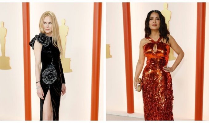 19 звёздных нарядов, которые примагнитили к себе всеобщее внимание на кинопремии «Оскар-2023» (28 фото)
