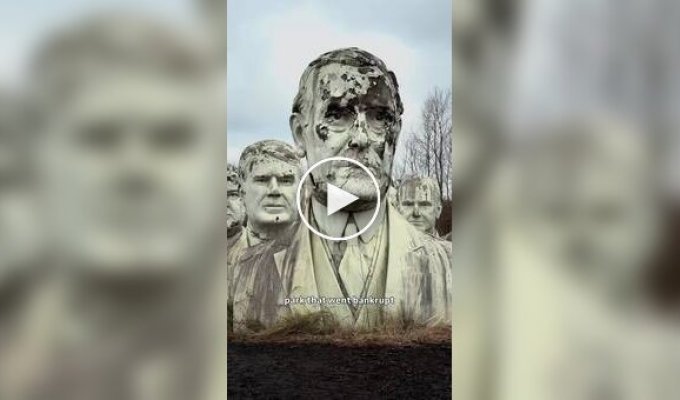 «Кладбище» гигантских скульптур американских президентов