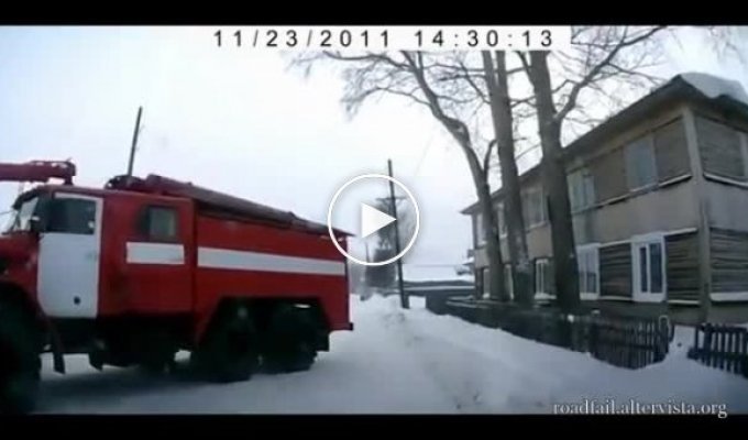 Жесткие аварии с участием пожарных машин