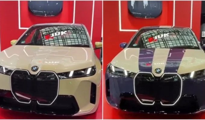 BMW показала в Пекине готовый к производству автомобиль-хамелеон (2 фото + 1 видео)